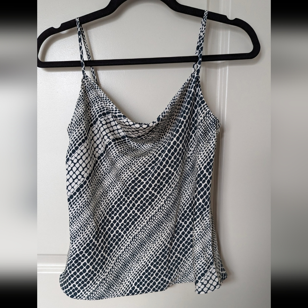 NWT Petite Silky Cowl Camisole - 	Ocean Emerald